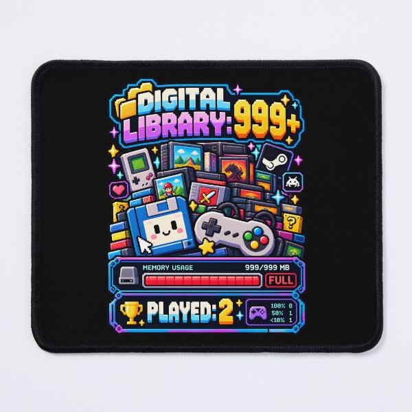 Item preview, Digital Library 999 Played 2 Retro Pixel Art designed and sold by Win Hardy.