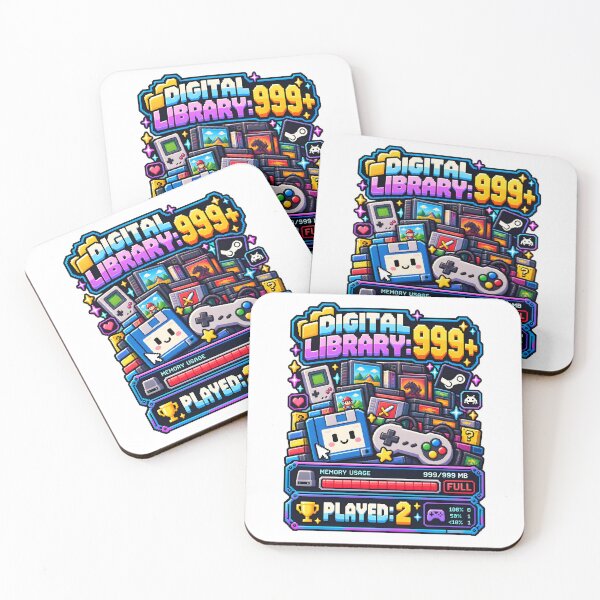 Item preview, Digital Library 999 Played 2 Retro Pixel Art designed and sold by Win Hardy.
