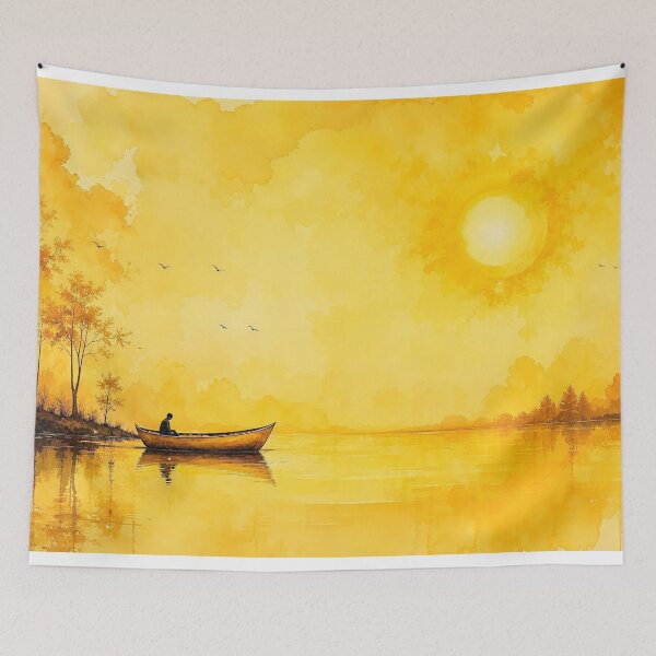 Item preview, A Peaceful Golden Morning designed and sold by Undersea Ai Art.