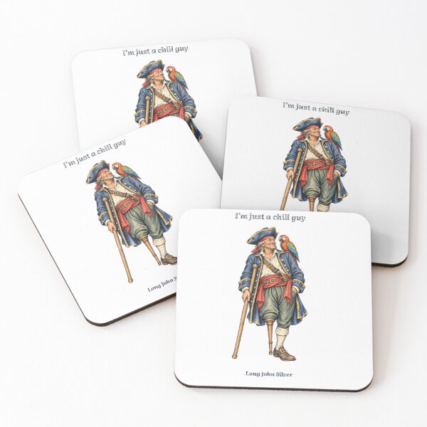 Item preview, Long John Silver Chill Guy Meme from Treasure Island designed and sold by ViridianAtlas.