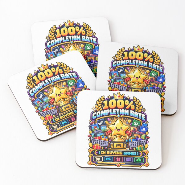 Item preview, 100 Percent Completion Rate Buying Games Pixel Art designed and sold by LoafLogic.