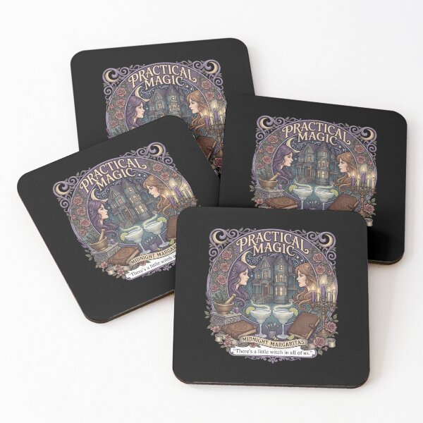 Item preview, Black Cat Practical Magic Witch Sisters Margaritas designed and sold by sadekaanenh.