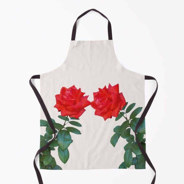 Item preview, Twin Red Roses Arch - Dual Stem Botanical Framing Design designed and sold by BalkanBloomArt.