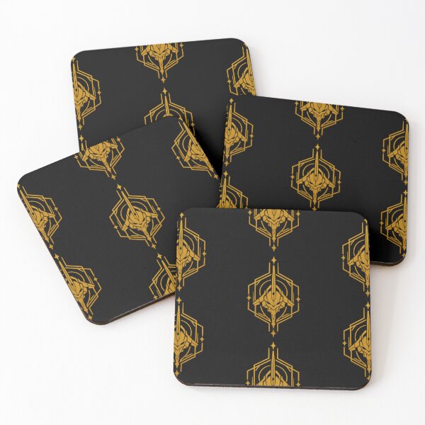 Item preview, EVA-01 — golden geometric emblem designed and sold by Kokoro Wear.