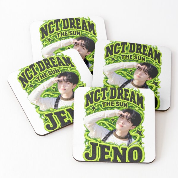 Item preview, NCT DREAM Jeno Y2K Chenille Style Lettering designed and sold by Valeree Store.