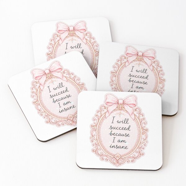 Item preview, I Will Succeed Because Am Insane Feminist Motivation designed and sold by amberwell-snake.