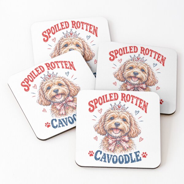 Item preview, Spoiled Rotten Cavoodle Princess Crown Puppy designed and sold by Yellowriversss.