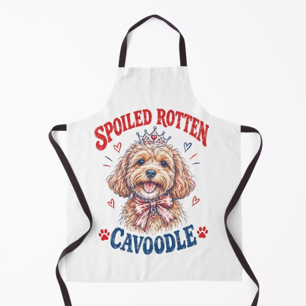 Item preview, Spoiled Rotten Cavoodle Princess Crown Puppy designed and sold by Yellowriversss.