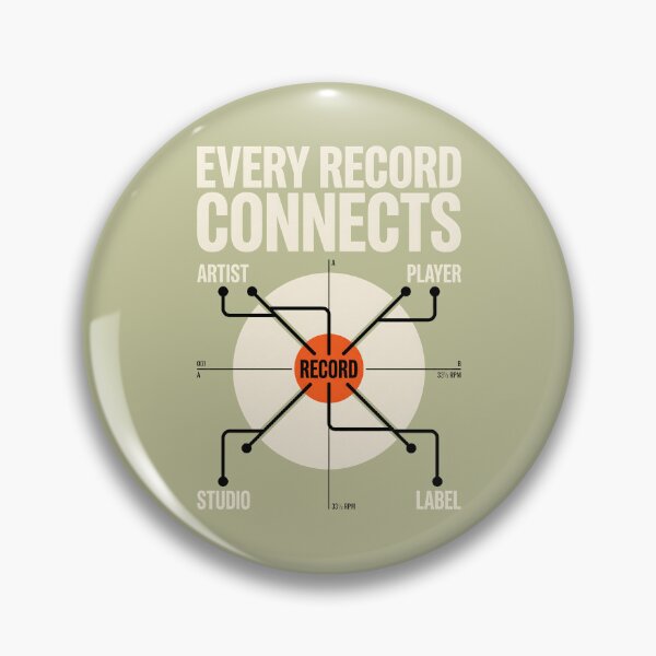 Item preview, Every Record Connects Audiophile Vinyl Collector designed and sold by SplashTastic.