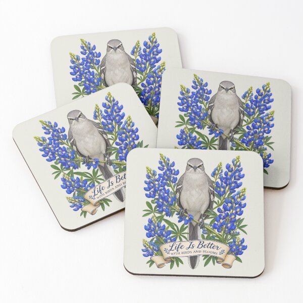 Item preview, Mimus polyglottos and TX Lupins designed and sold by taiche.