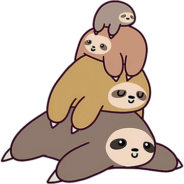 Artwork thumbnail, Sloth Stack by chuncelsa