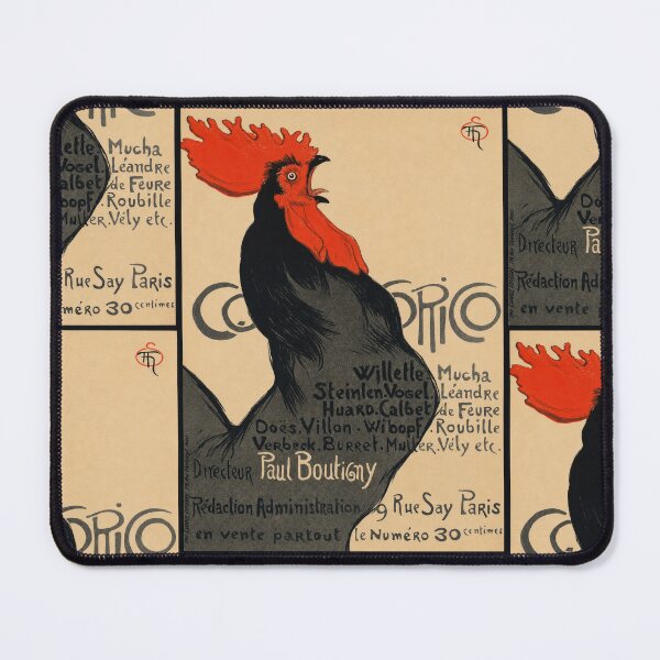 Item preview, Cocorico Magazine Rooster Steinlen 1899 designed and sold by artofuniverse.