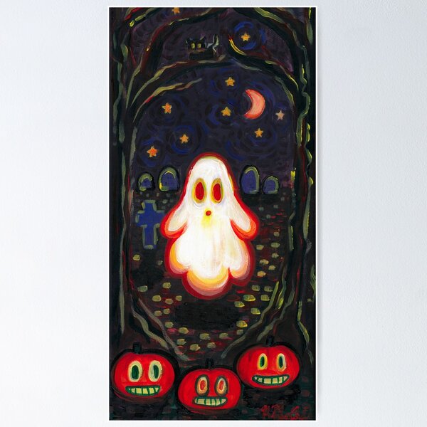 Item preview, Halloween Ghost #1 designed and sold by ThatsMsMac.