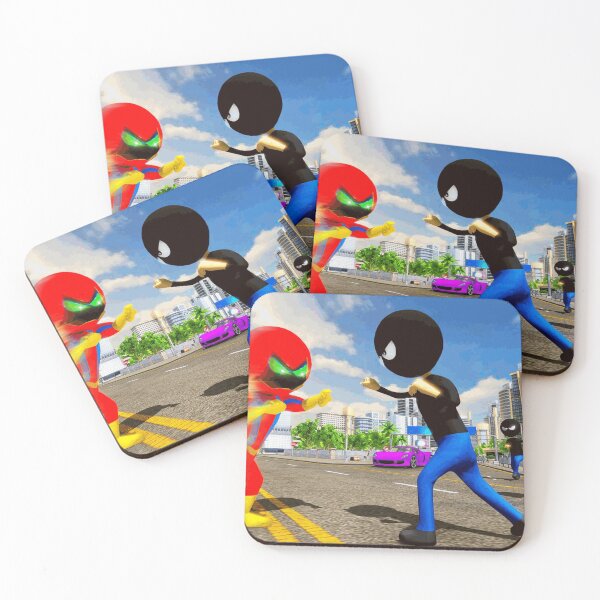 Item preview, Red Masked Hero Street Battle designed and sold by ArneFeldmann.