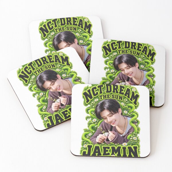 Item preview, NCT DREAM Jaemin The Sun Neon Lime Typography designed and sold by Valeree Store.