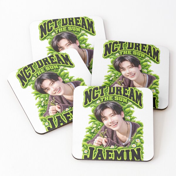 Item preview,  Jaemin NCT DREAM Black Green Chenille Style designed and sold by Valeree Store.