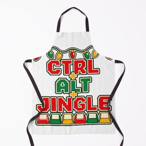 Item preview, Ctrl Alt Jingle Retro Computer Christmas Pun designed and sold by victorsuarez.