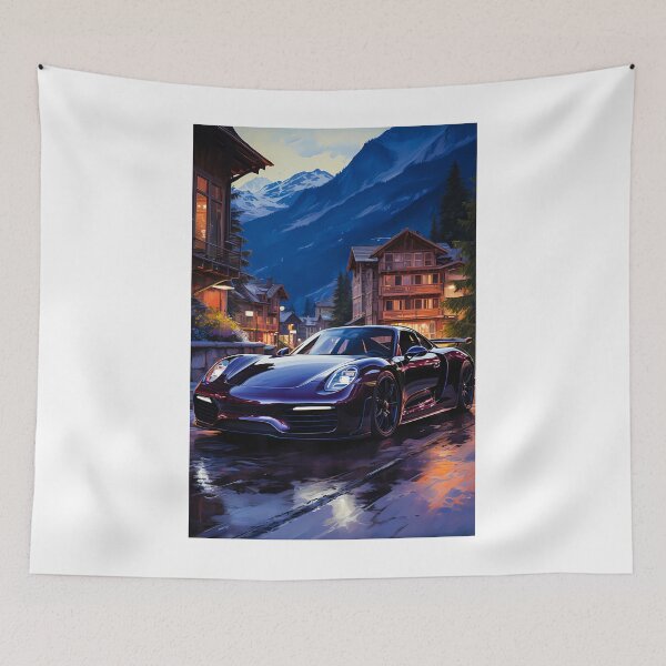 Item preview, Midnight Sports Car in Alpine Mountain Village designed and sold by RevUpDesign.