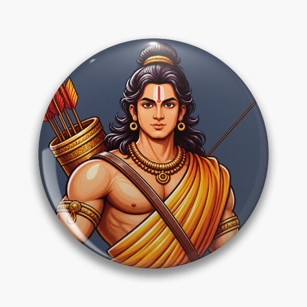 Item preview, Arjuna the Warrior – Mahabharata Hindu Mythology Archer Art designed and sold by lexxclothing.