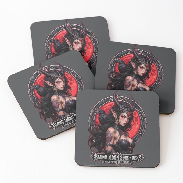 Item preview, Blood Moon Sorceress: Legend of the Night Dark Fantasy designed and sold by HexOne.