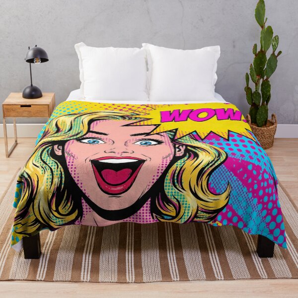 Item preview, Pop Art Wow Girl Colorful designed and sold by SylviaKayRose.