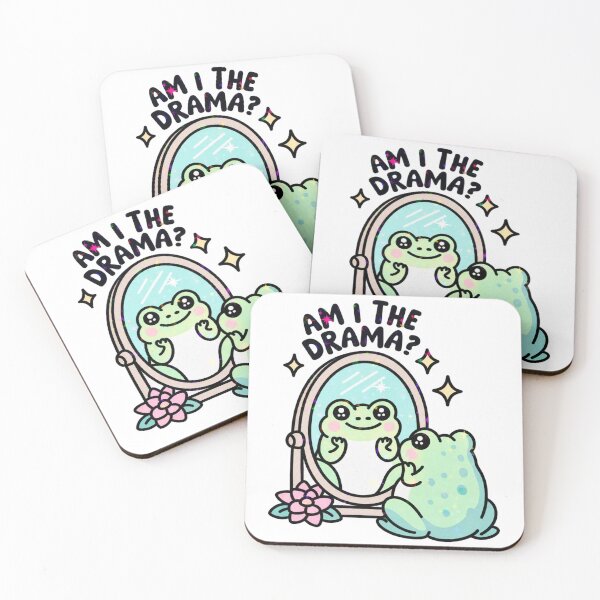Item preview, Am I the Drama Funny Frog Mental Health Humor designed and sold by Maricutery.