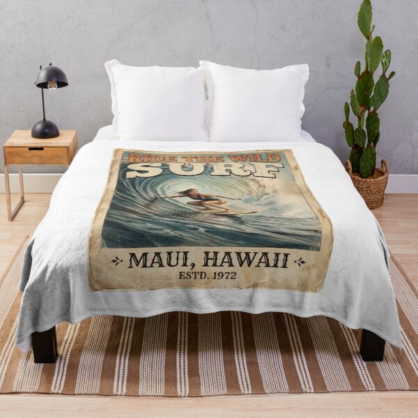 Item preview, vintage poster advertising surfing designed and sold by blindblues50.