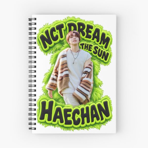 Item preview, Haechan NCT DREAM Black Lime Chenille Look designed and sold by Valeree Store.