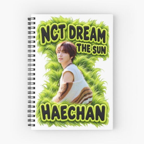 Item preview, NCT DREAM Haechan The Sun Green Sparkle Art designed and sold by Valeree Store.