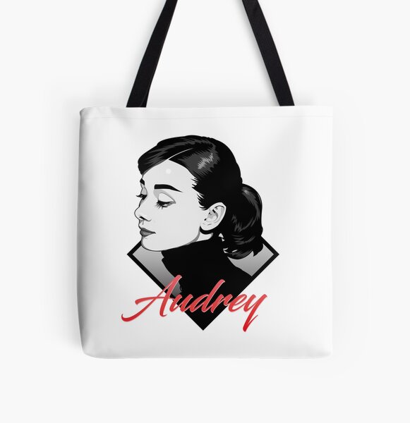 Canvas Zipper Bag - Audrey Hepburn – Team Blonde