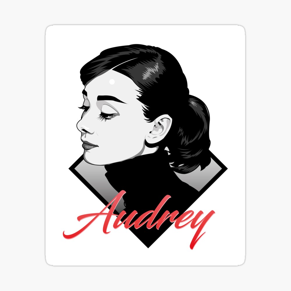 audrey hepburn vector