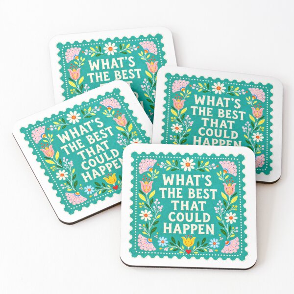 Item preview, What's the Best That Could Happen Floral Affirmation designed and sold by Maricutery.