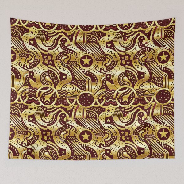 Item preview, Metallic Gold & Maroon designed and sold by FunFitsFactory.