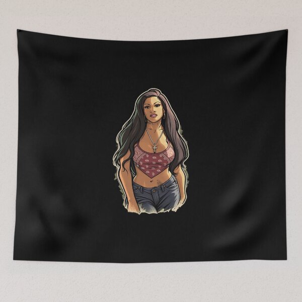 Item preview, San Andreas NPC Girl – Retro Open World Gaming Character Art designed and sold by lexxclothing.