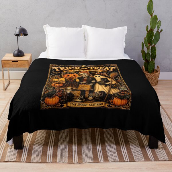 Item preview, Trick or Treat Spooky Squad Vintage Halloween Art designed and sold by OlyvieArt.