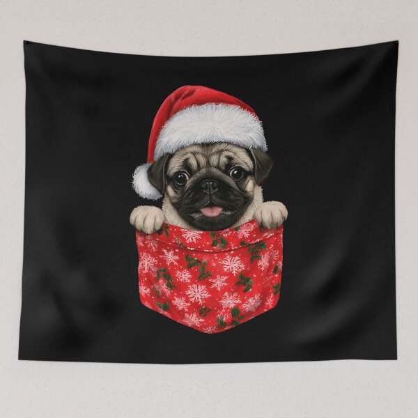 Item preview, Santa Christmas Dog Funny Xmas designed and sold by quicopag.