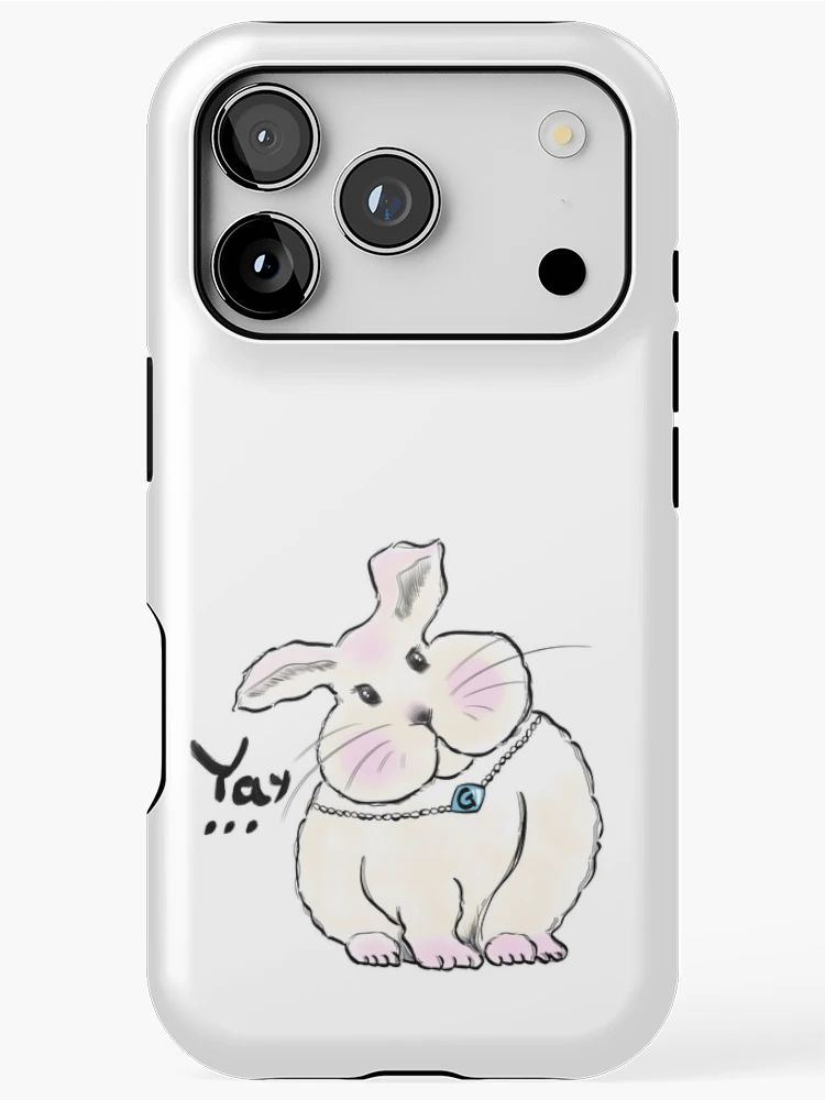 Thumbnail 1 of 4, iPhone Case, The Rude Rabbit designed and sold by Nalakoko.