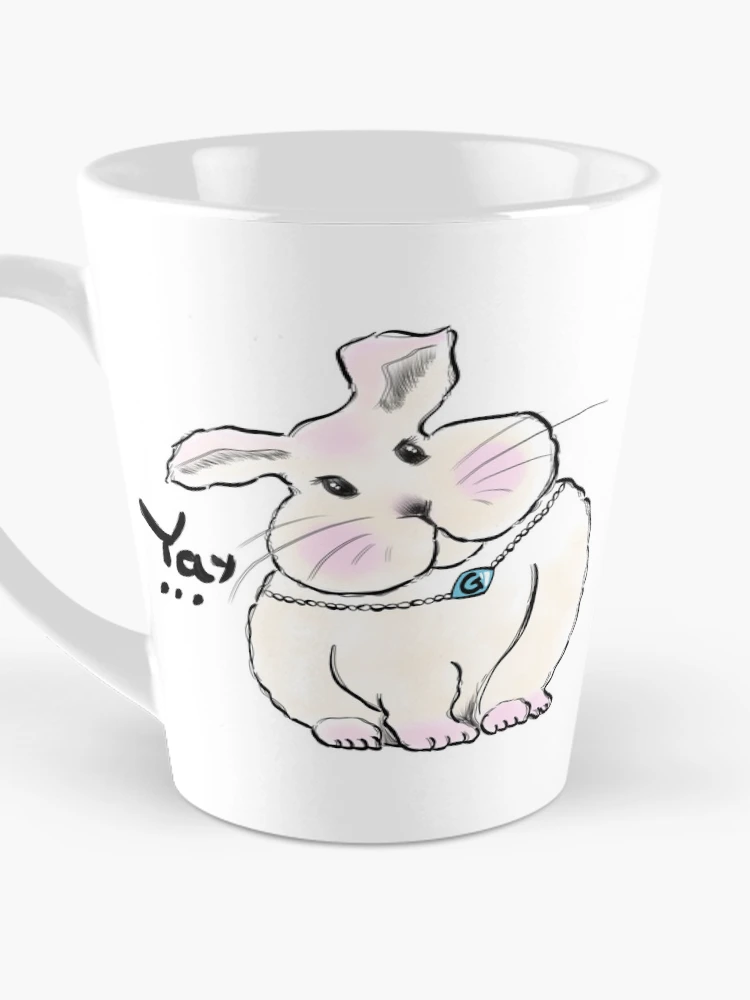 Thumbnail 3 of 4, Coffee Mug, The Rude Rabbit designed and sold by Nalakoko.