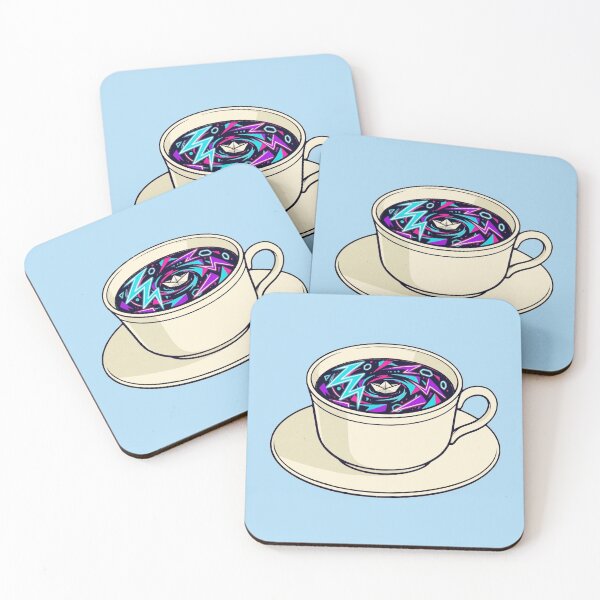 Item preview, Teacup Vortex with Miniature Paper Boat designed and sold by KungPowUnicorn.