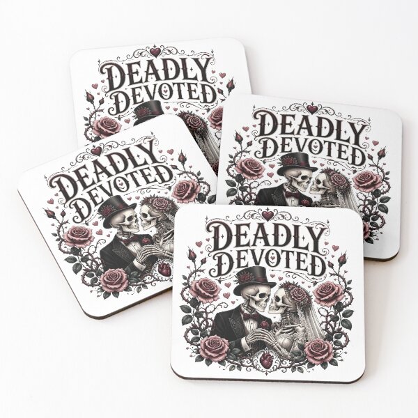 Item preview, Deadly Devoted – Dark Gothic Romance Aesthetic Design designed and sold by CuteDesignables.