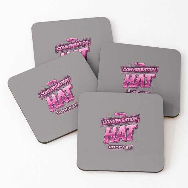 Item preview, The Conversation Hat Podcast Logo Pink-32 designed and sold by NEILKENT.