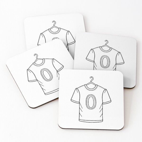 Item preview, A zero stitched onto a sports jersey hanging from a hook designed and sold by rasagamastore.