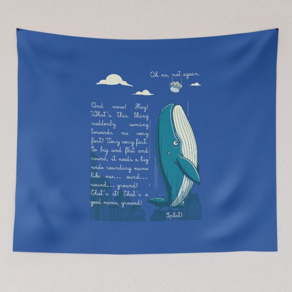 Item preview, Splat! 2024 Edition - Falling Whale and Petunias designed and sold by mapedx.