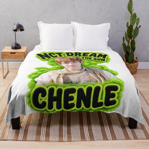 Item preview, NCT DREAM Chenle Black Lime Chenille Style Art designed and sold by Valeree Store.