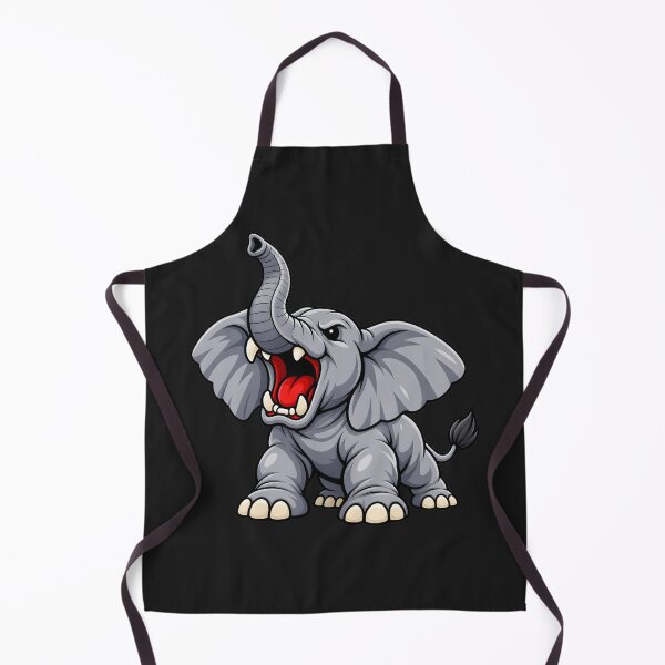 Item preview, Fierce Roaring Cute Trumpeting Baby Elephant Minimalist designed and sold by ROARSOME DESiGNS.