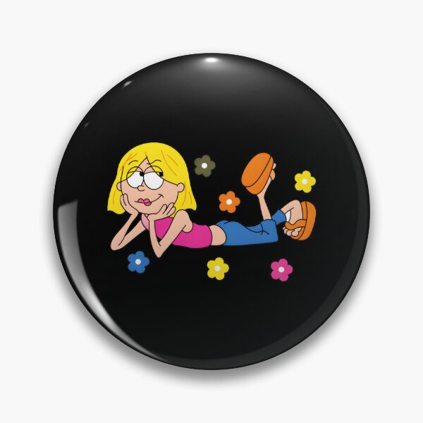 Artikelvorschau, Blonde Cartoon-Mädchen, entspannende Blumenkunst entworfen und verkauft von RubenCreative.