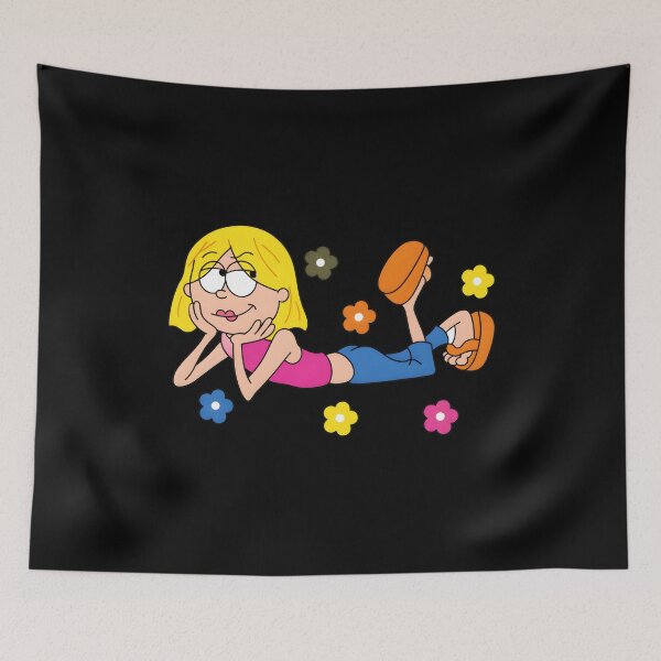 Item preview, Blondes Cartoons Girls Relaxing Floral Art designed and sold by RubenCreative.