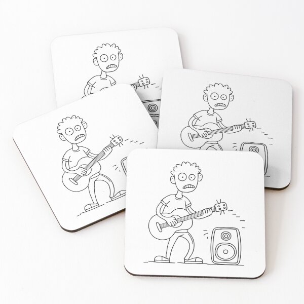 Item preview, A zombie playing guitar beside a speaker designed and sold by rasagamastore.