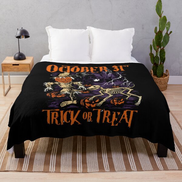 Item preview, October 31st Scarecrow Dog Skeleton Halloween Art designed and sold by OlyvieArt.