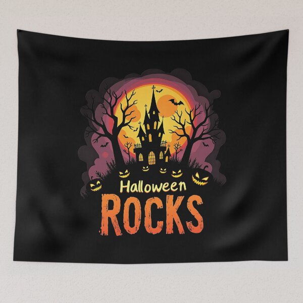 Item preview, Halloween Rocks Funny Haunted House Halloween Gift designed and sold by Say It With Ink.